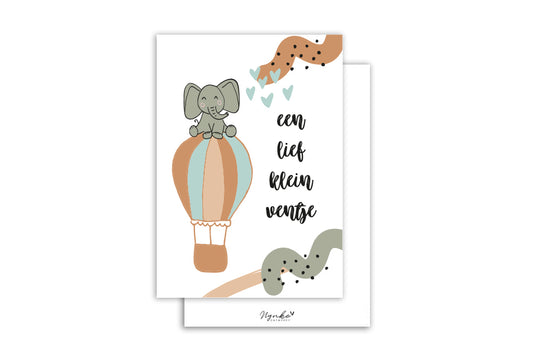Kaart | Welkom lief klein ventje