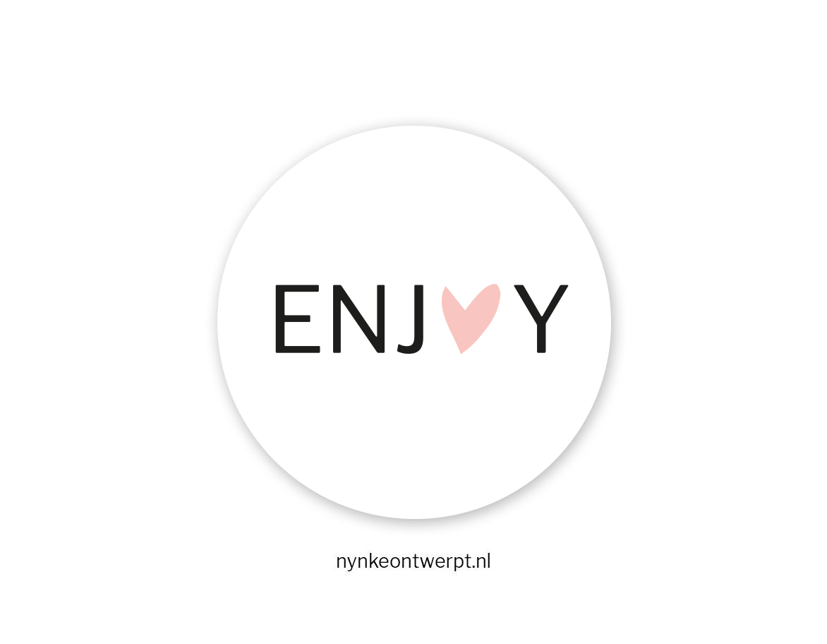 Sticker | Enjoy | 10 stuks