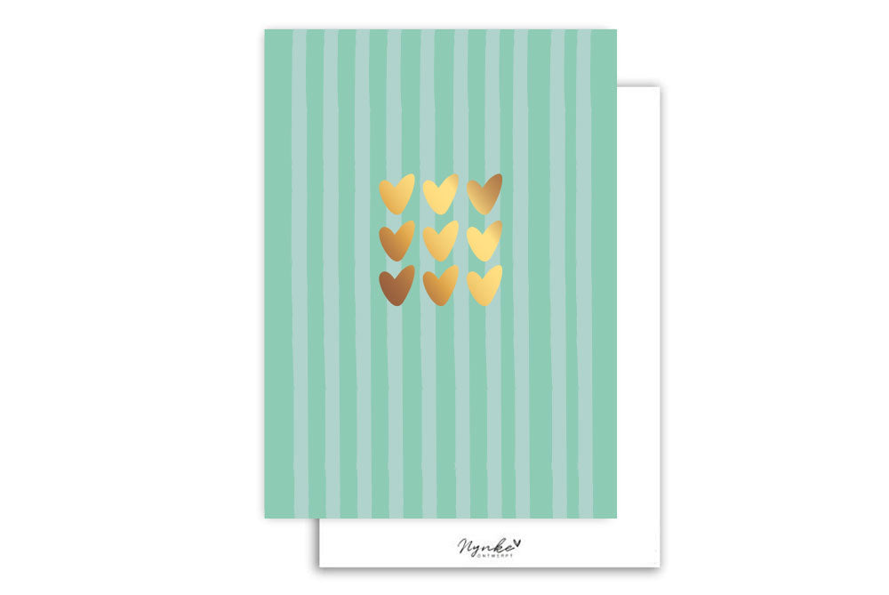 Kaart | Met Goudfolie | Heart harmony