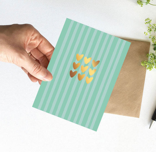 Kaart | Met Goudfolie | Heart harmony