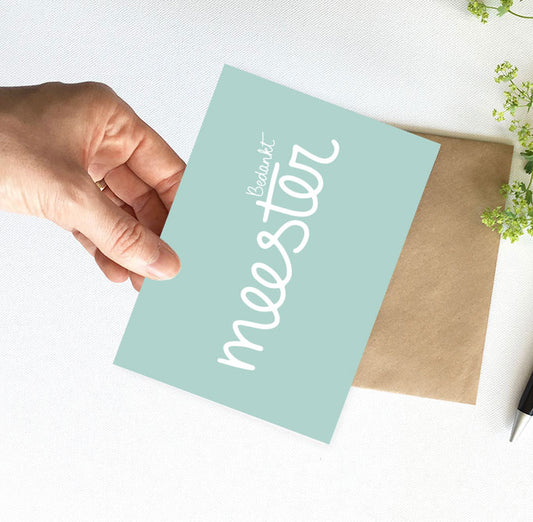 Kaart | Bedankt meester