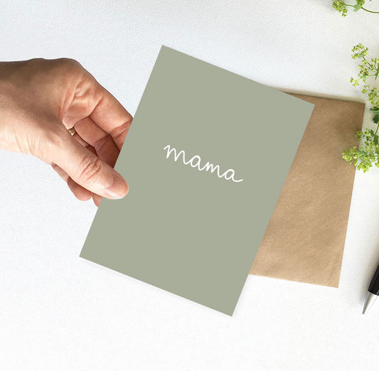 Kaart | Mama - groen