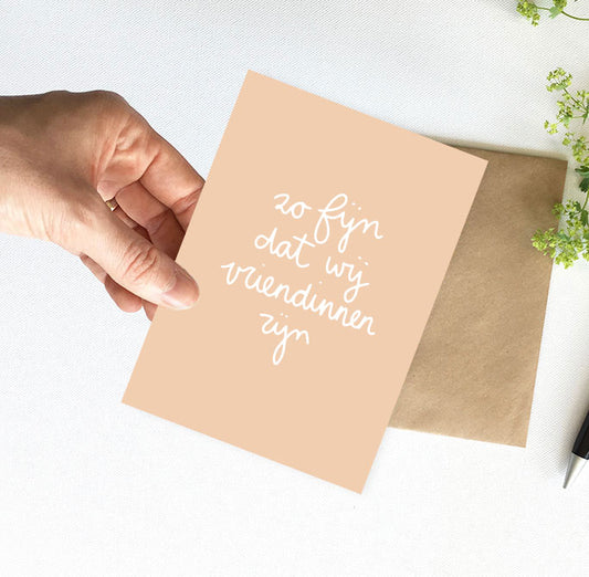 Kaart | Zo fijn dat wij vriendinnen zijn