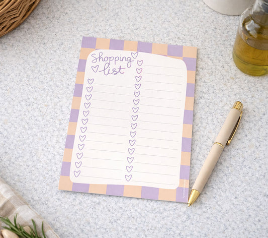 Notitieblok | A6 | Shopping list