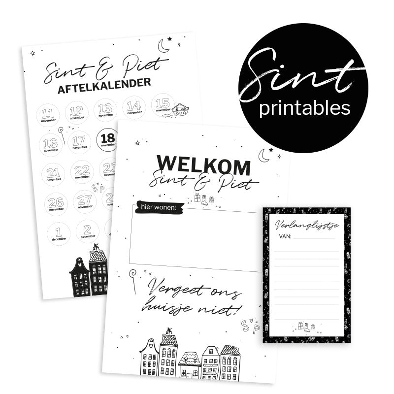 GRATIS Sinterklaas Printable | Aftelkalender