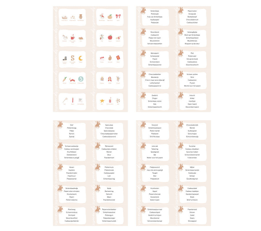 Sinterklaas 30 Seconds | Printable | Voor jong & oud