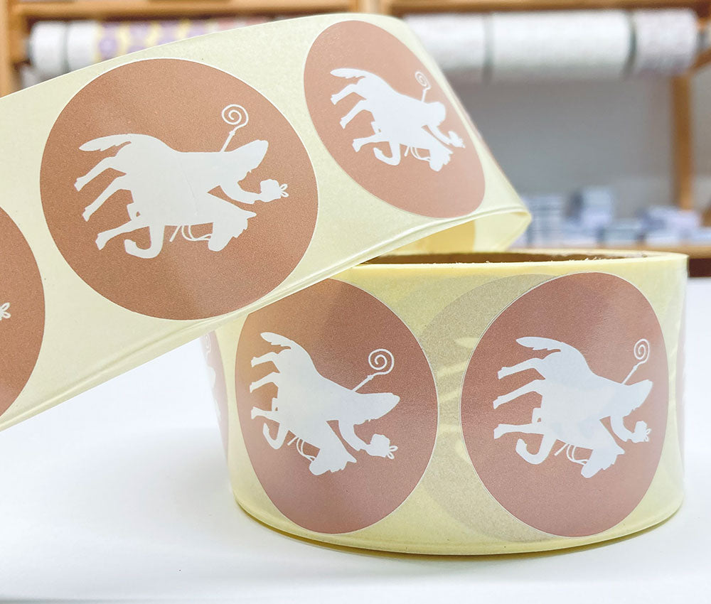 Sticker | Sinterklaas - Bruin | 10 stuks