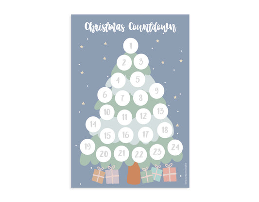 Aftelkalender A4 | Kerst