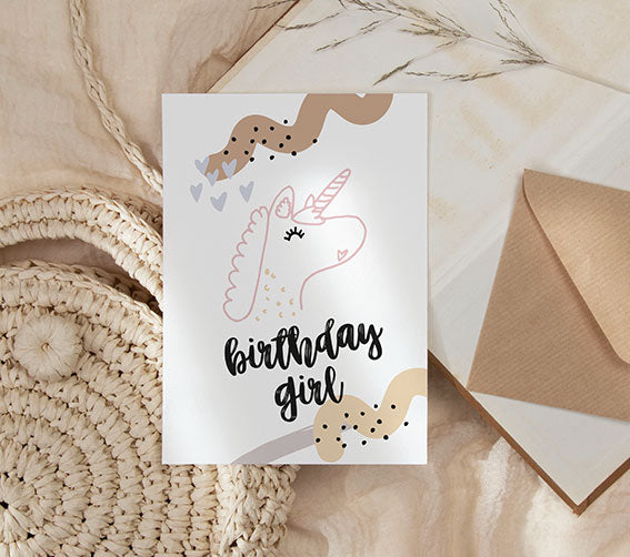 Kaart | Birthday girl
