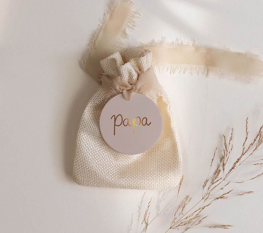 Cadeaulabel | Met goudfolie | Papa