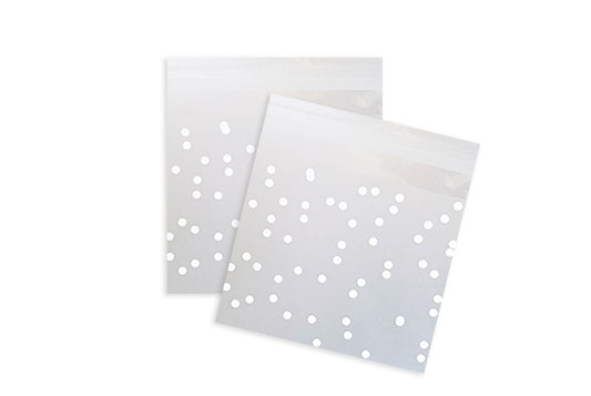 Traktatie zakje | Stippen | 14x14cm | 5 stuks