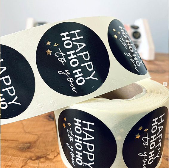Sticker | Happy ho ho ho to you | 10 stuks