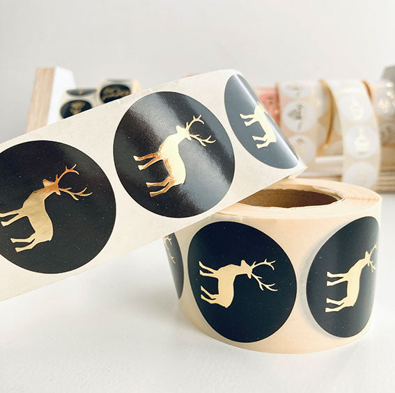 Sticker | Rendier | 10 stuks