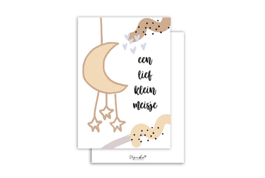 Kaart | Welkom lief klein meisje