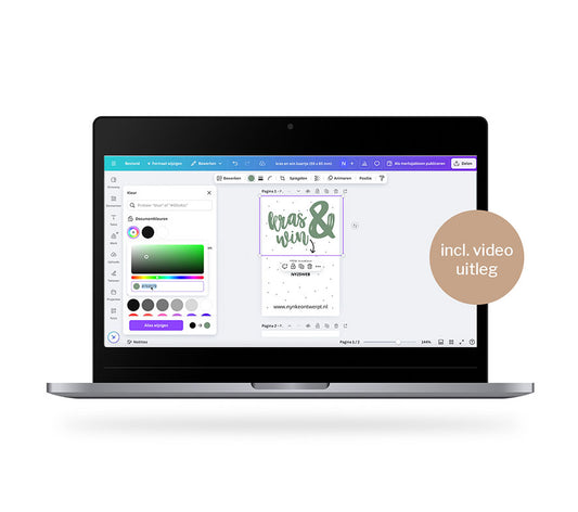 Kortingskaartje | Aanpassen in Canva | Printable