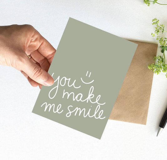 Kaart | You make me smile :)