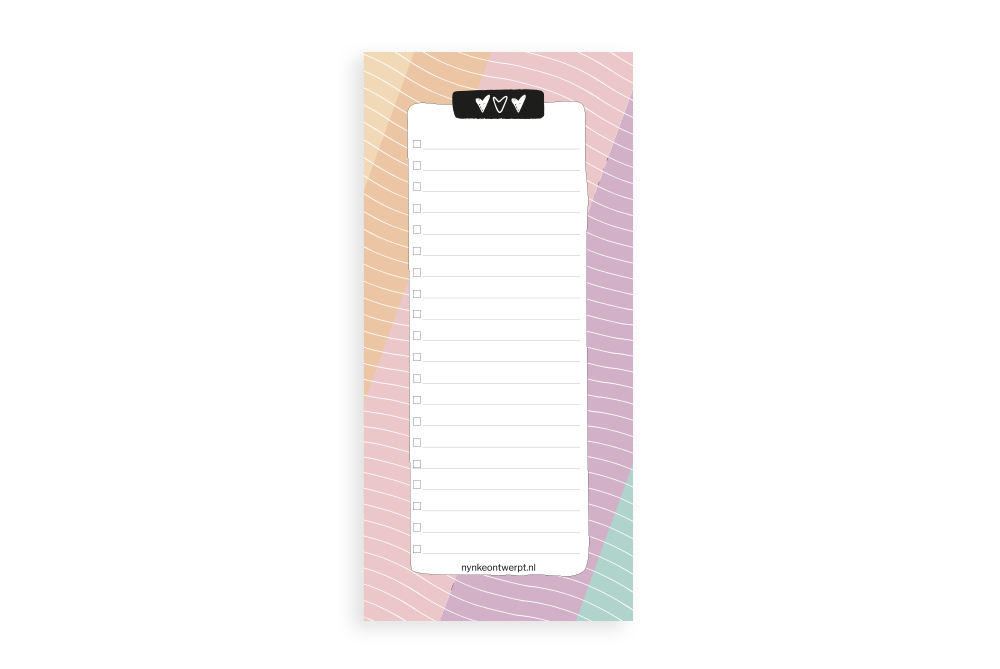 Notitieblok Lijstje | Summer vibes