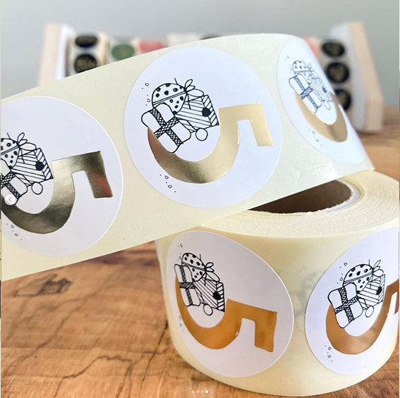 Sticker | 5 december| 10 stuks