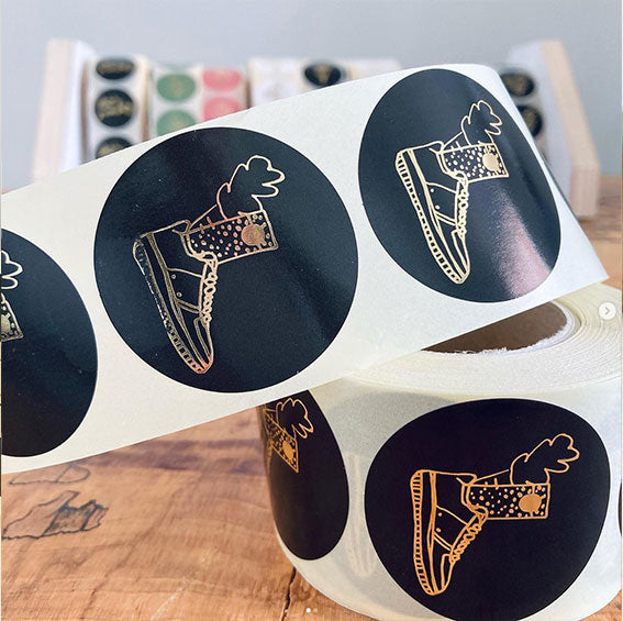 Sticker | Schoen zetten | 10 stuks
