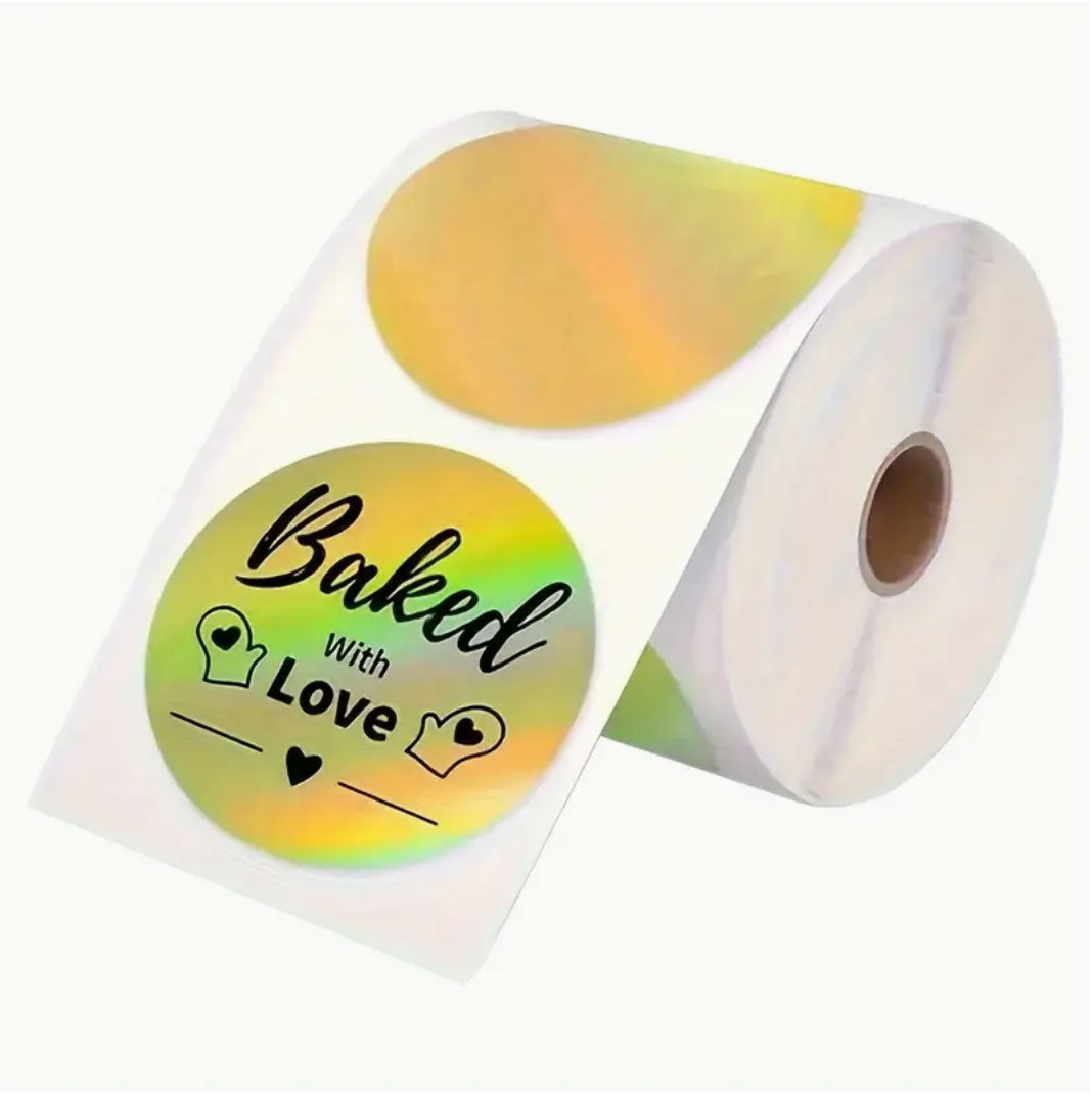 Kerst sticker met naam | Sierlijk | Rendier | 10 stuks