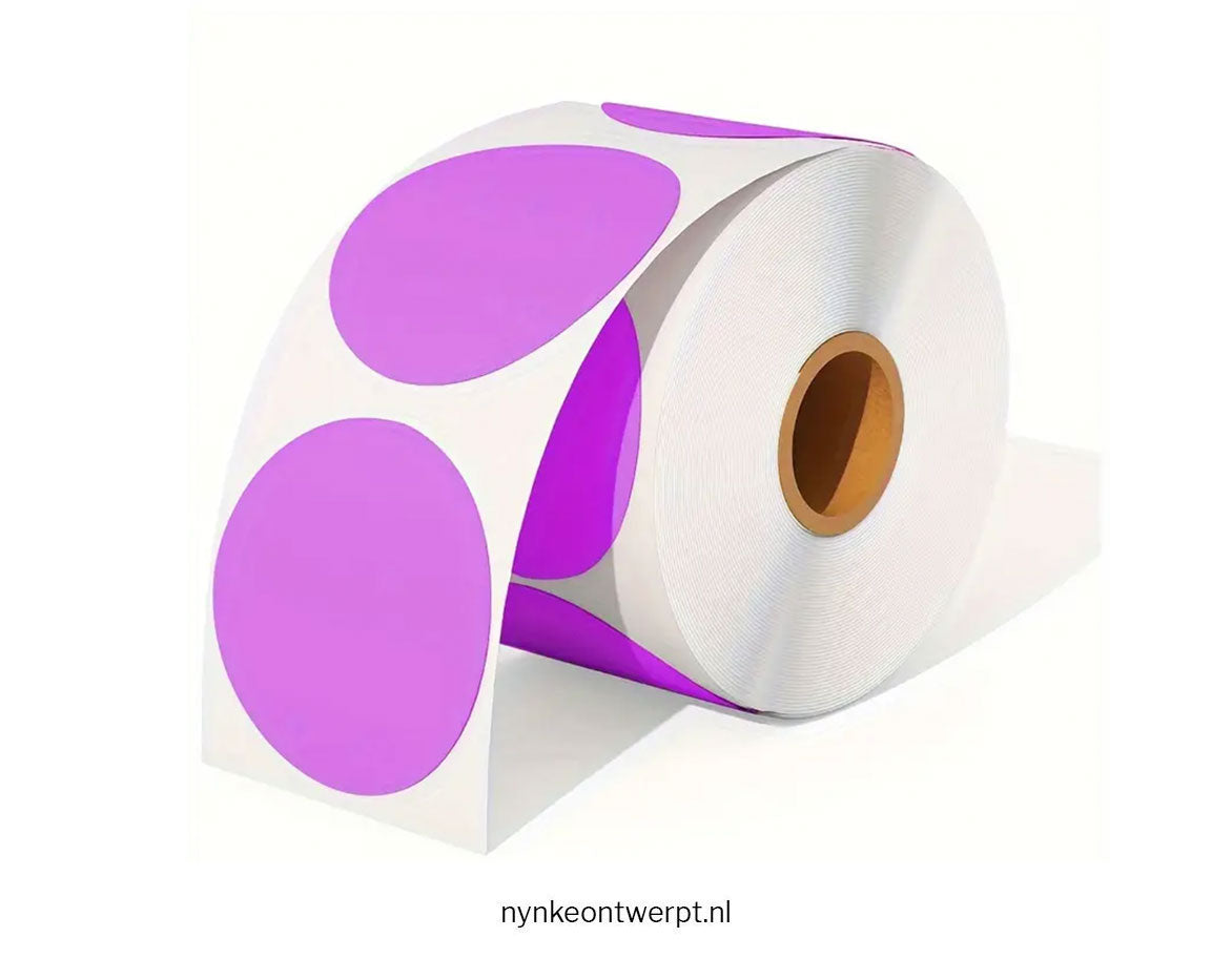 Traktatie sticker | met naam en leeftijd | Jarig Stoer | 10 stuks