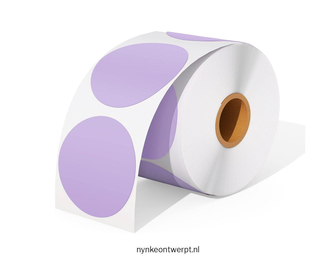 Kerst sticker met naam | Sierlijk | 10 stuks