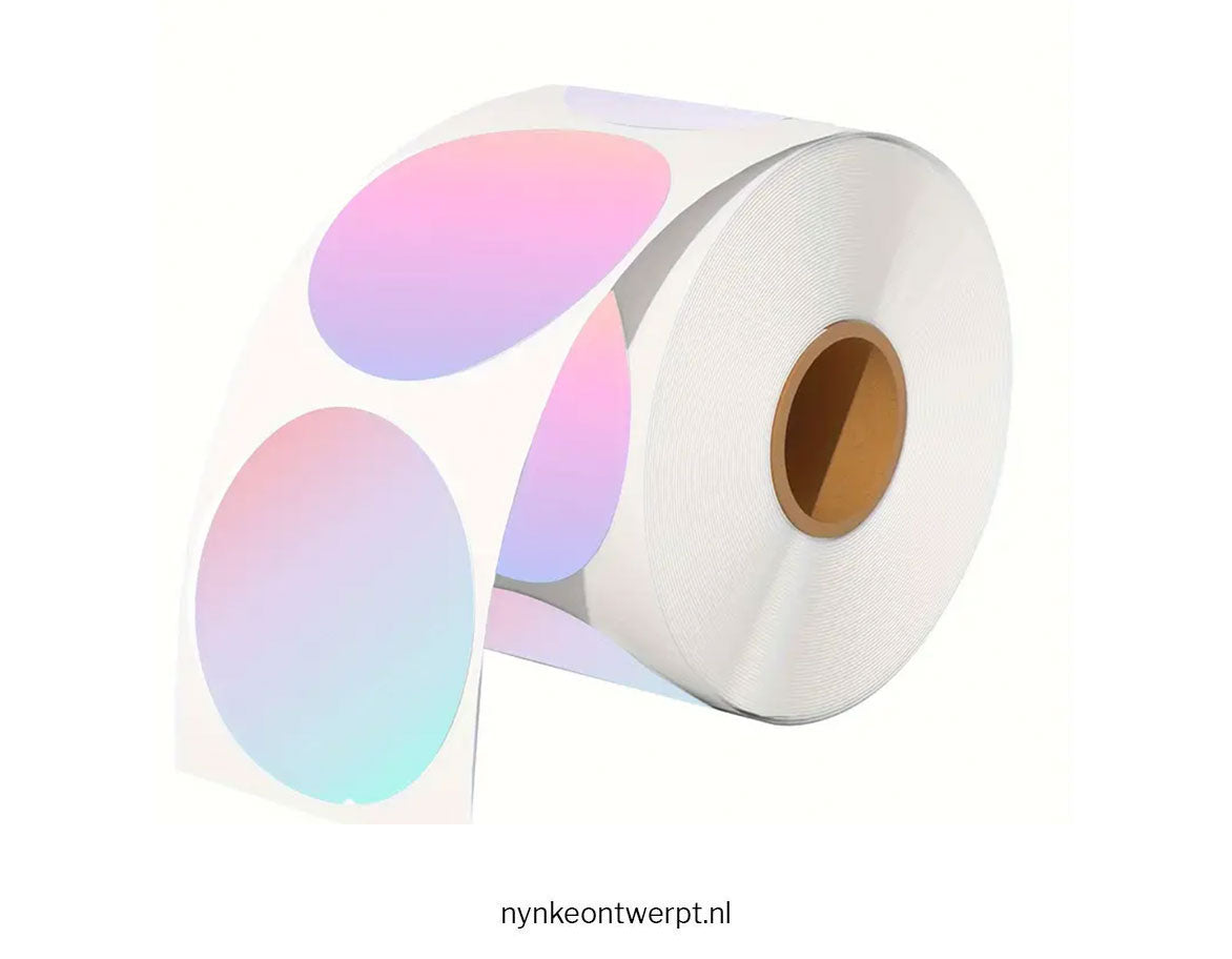 Traktatie sticker | met naam en leeftijd | Jarig Stoer | 10 stuks