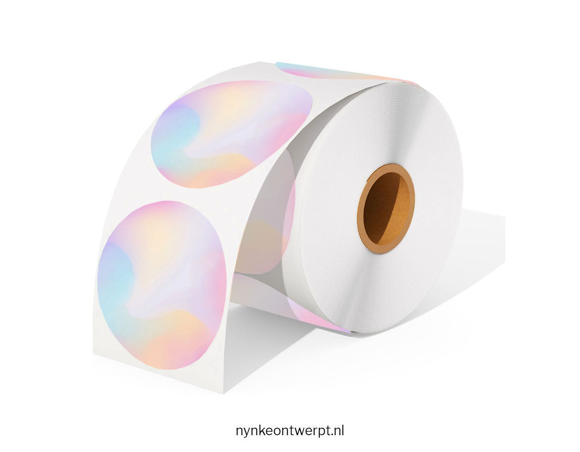 Traktatie sticker | met naam en leeftijd | Jarig Stoer | 10 stuks