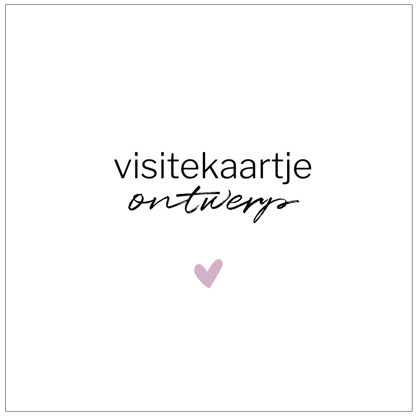 Visitekaartje