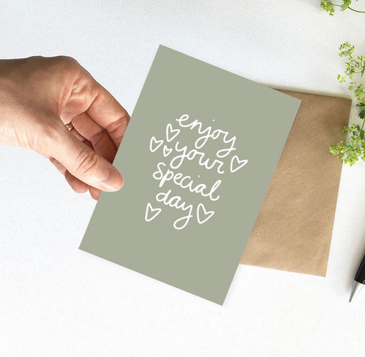 Kaart | Enjoy your special day