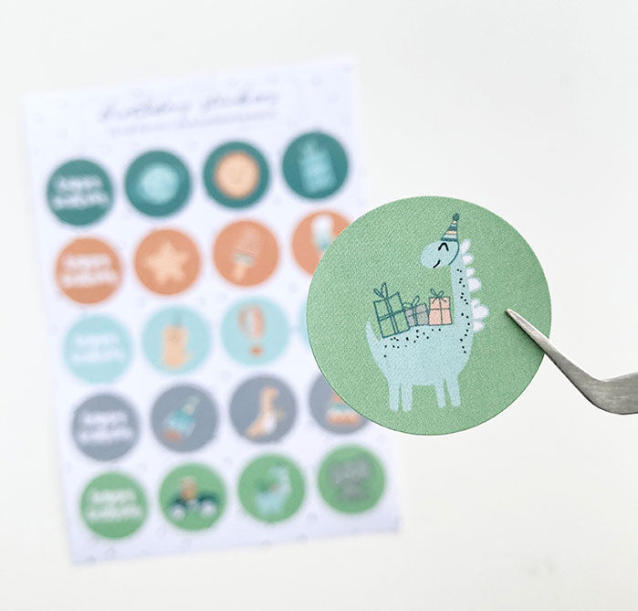 Stickervel A5 | Birthday boy | 20 stuks