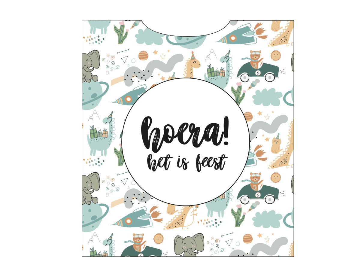 Knijpfruit traktatie | met naam en leeftijd | Jongen