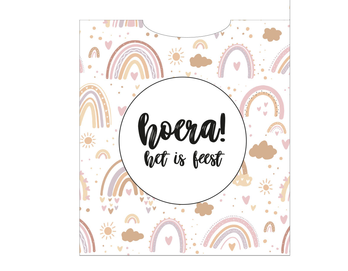 Knijpfruit traktatie | met naam en leeftijd | Rainbow