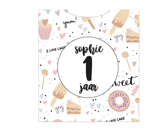 Knijpfruit traktatie | met naam en leeftijd | Sweet