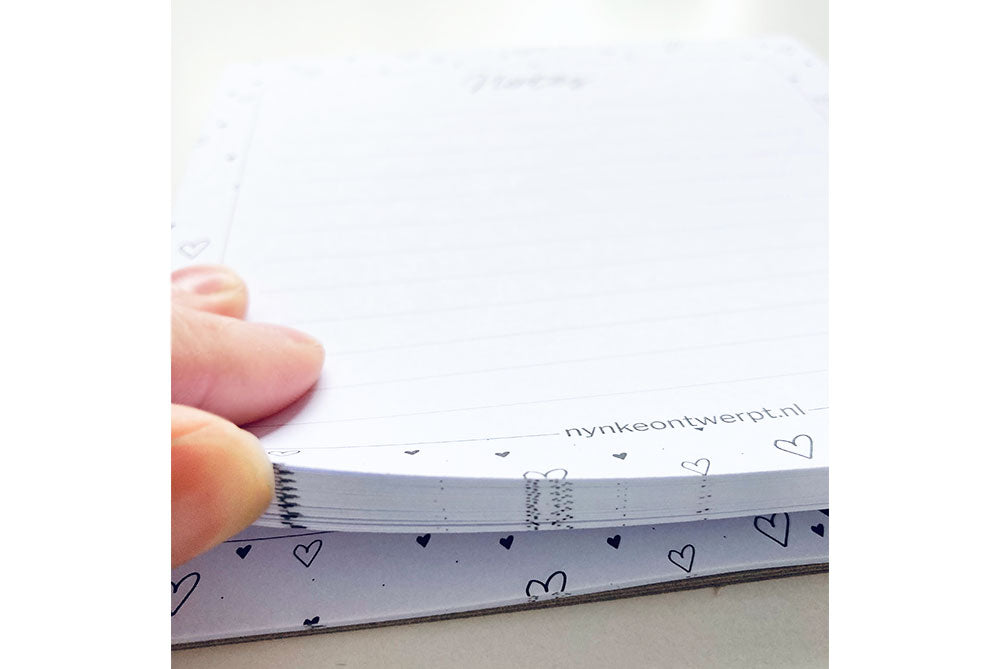 Notitieblok | Notes hearts