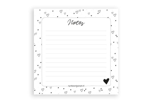Notitieblok | Notes hearts