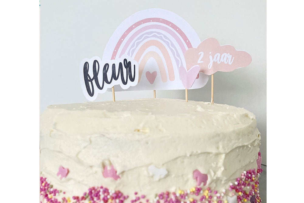 Rainbow party | Gepersonaliseerd | Printable