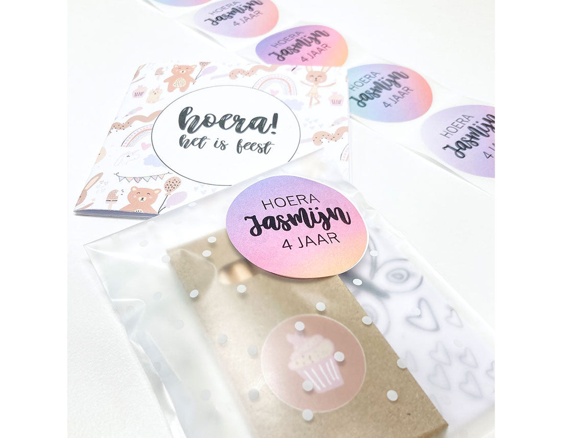 3 creatieve tips voor traktaties met onze leuke stickers!