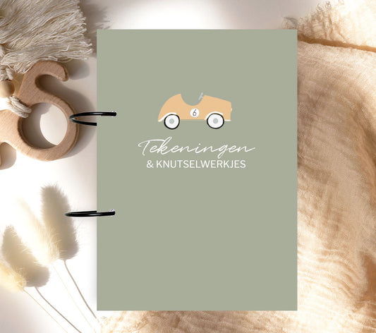 Bewaarbundel | A4 | Tekeningen en knutselwerkjes | Auto