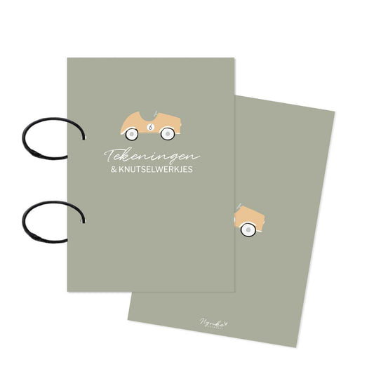 Bewaarbundel | A4 | Tekeningen en knutselwerkjes | Auto