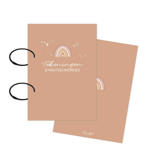 Bewaarbundel | A4 | Tekeningen en knutselwerkjes | Regenboog