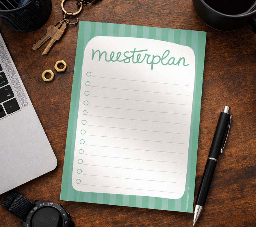 Notitieblok | A6 | Meesterplan