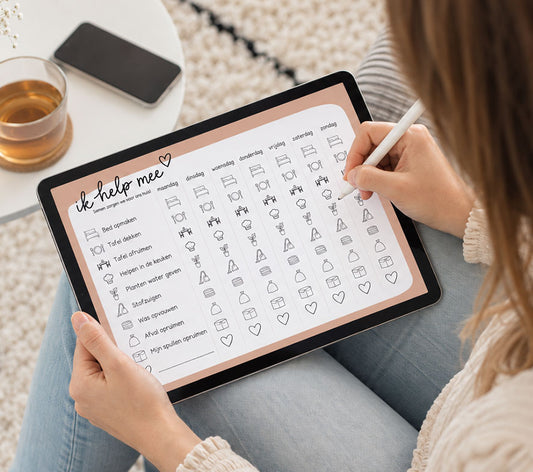 Ik help mee planner | Gepersonaliseerd | Printable