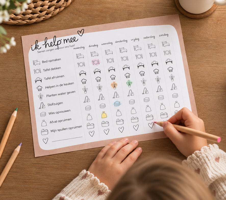 Ik help mee planner | Gepersonaliseerd | Printable