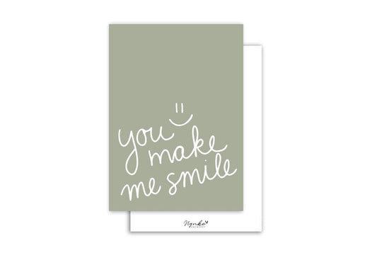 Kaart | You make me smile :)