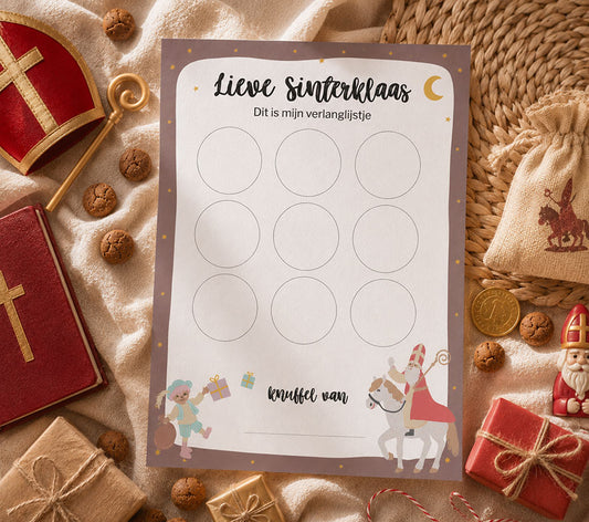 Sinterklaas Verlanglijstje | Printable | GRATIS
