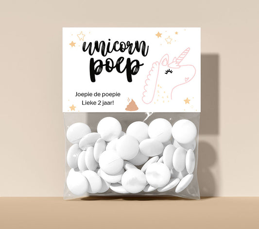 Label unicorn | Gepersonaliseerd | Printable