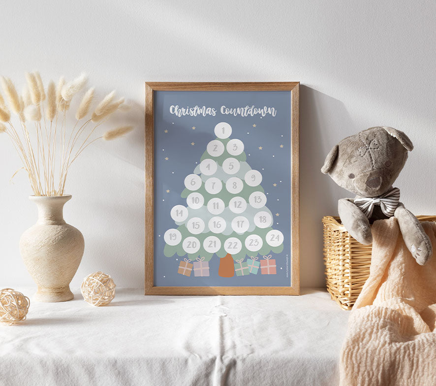 Aftelkalender A4 | Kerst