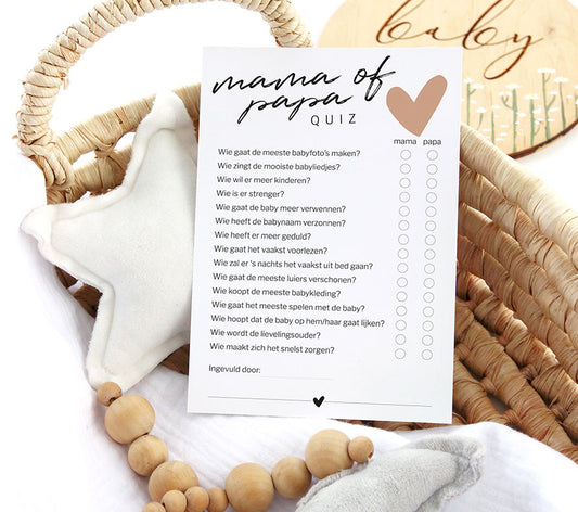 Babyshower Quiz | Printable