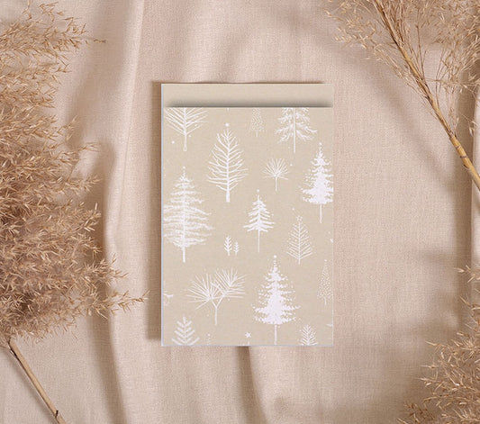 Kadozakjes Christmas trees | 12x19cm | 5 stuks